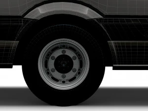 Volkswagen Crafter Van L4H3 2016 3D Model