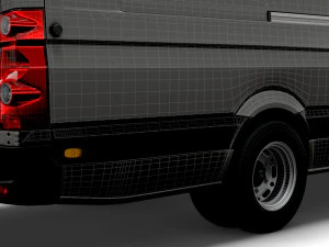 Volkswagen Crafter Van L4H3 2016 3D Model