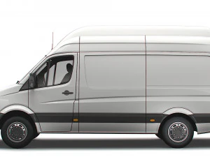 Volkswagen Crafter Van L2H3 2016 3D Model