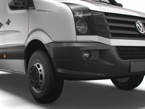 Volkswagen Crafter Van L2H3 2016 Model 3D