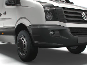 Volkswagen Crafter Van L2H3 2016 3D Model