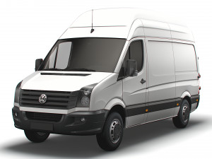 Volkswagen Crafter Van L2H3 2016 Model 3D