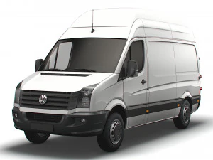 Volkswagen Crafter Van L2H3 2016 3D Model