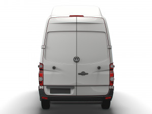 Volkswagen Crafter Van L2H3 2016 Model 3D