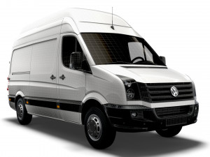 Volkswagen Crafter Van L2H3 2016 Model 3D