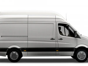 Volkswagen Crafter Van L2H3 2016 3D Model