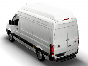 Volkswagen Crafter Van L2H3 2016 Model 3D