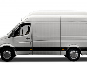 Volkswagen Crafter Van L2H3 2016 Model 3D
