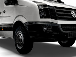 Volkswagen Crafter Van L2H3 2016 Model 3D