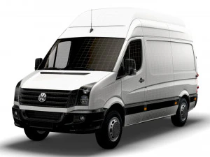 Volkswagen Crafter Van L2H3 2016 3D Model
