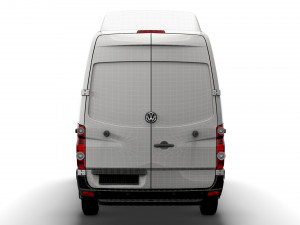 Volkswagen Crafter Van L2H3 2016 Model 3D