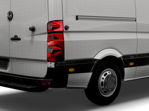 Volkswagen Crafter Van L2H3 2016 Model 3D