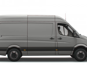 Freightliner Sprinter Cargo Van L2H2 2009 3D Model