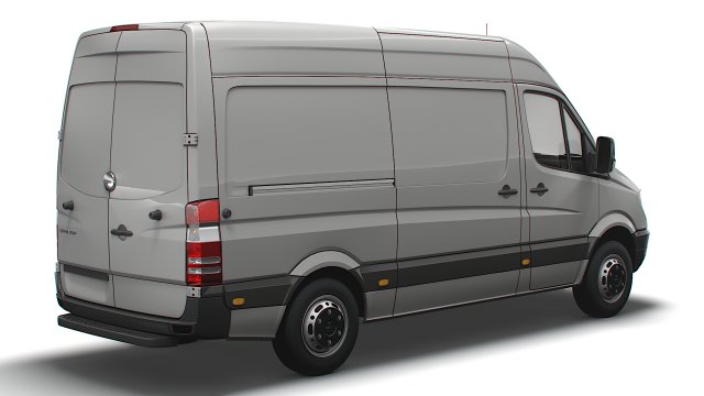 Freightliner Sprinter Cargo Van L2H2 2009 3D
