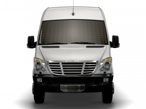 Freightliner Sprinter Cargo Van L2H2 2009 3D Model