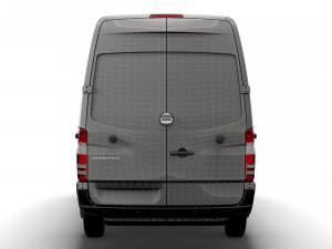 Freightliner Sprinter Cargo Van L2H2 2009 3D Model