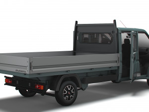 Fiat Ducato Crew Cab Truck HQInterior 2023 3D 모델