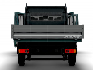 Fiat Ducato Crew Cab Truck HQInterior 2023 3D 모델