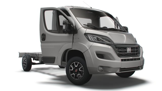 Fiat Ducato Chassis HQInterior SCab 3800WB 2023 Modèle 3D .c4d .max .obj .3ds .fbx .stl .blend 
