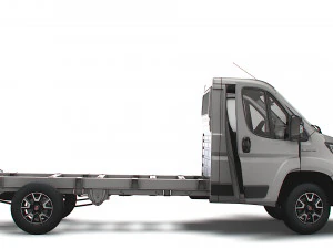 Fiat Ducato Chassis HQInterior SCab 3800WB 2023 3D Model