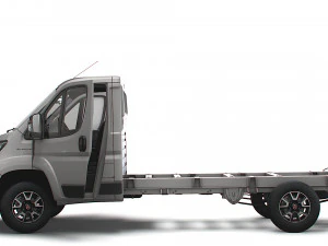 Fiat Ducato Chassis HQInterior SCab 3800WB 2023 3D Model