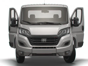 Fiat Ducato Chassis HQInterior SCab 3800WB 2023 3D Model
