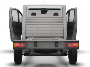 Fiat Ducato Chassis HQInterior SCab 3800WB 2023 Modèle 3D
