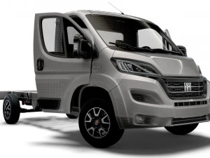 Fiat Ducato Chassis HQInterior SCab 3800WB 2023 3D Model