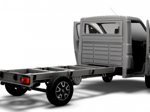 Fiat Ducato Chassis HQInterior SCab 3800WB 2023 Modèle 3D