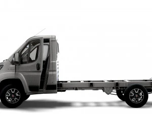 Fiat Ducato Chassis HQInterior SCab 3800WB 2023 3D Model
