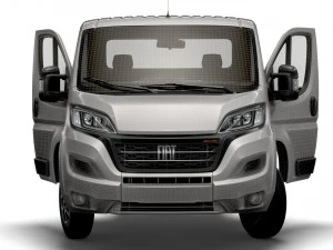Fiat Ducato Chassis HQInterior SCab 3800WB 2023 3D Model