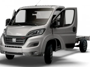 Fiat Ducato Chassis HQInterior SCab 3800WB 2023 3D Model