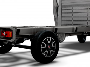 Fiat Ducato Chassis HQInterior SCab 3800WB 2023 Modèle 3D