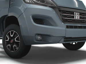 Fiat Ducato Chassis HQInterior SCab 3000WB 2023 3D Model