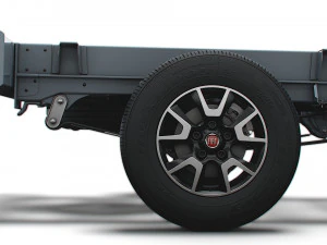 Fiat Ducato Chassis HQInterior SCab 3000WB 2023 3D Model