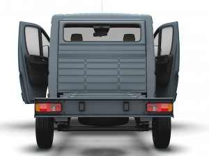 Fiat Ducato Chassis HQInterior SCab 3000WB 2023 3D-Modell
