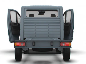 Fiat Ducato Chassis HQInterior SCab 3000WB 2023 3D Model