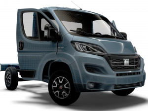 Fiat Ducato Chassis HQInterior SCab 3000WB 2023 3D-Modell