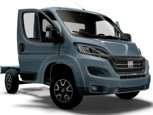 Fiat Ducato Chassis HQInterior SCab 3000WB 2023 3D Model