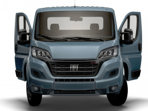 Fiat Ducato Chassis HQInterior SCab 3000WB 2023 3D-Modell