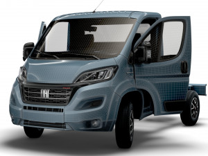 Fiat Ducato Chassis HQInterior SCab 3000WB 2023 3D-Modell