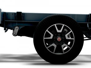 Fiat Ducato Chassis HQInterior SCab 3000WB 2023 3D Model