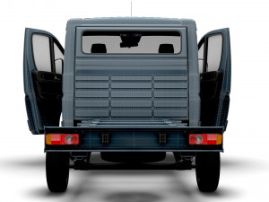 Fiat Ducato Chassis HQInterior SCab 3000WB 2023 3D-Modell