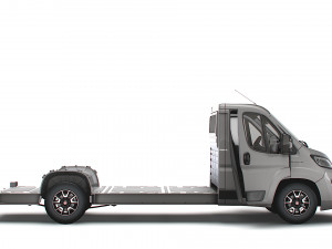 Fiat Ducato 3540 L4 PlatformCab HQInterior 2023 3D Model