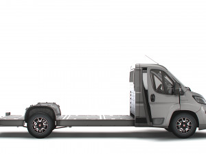 Fiat Ducato 3540 L4 PlatformCab HQInterior 2023 3D Model