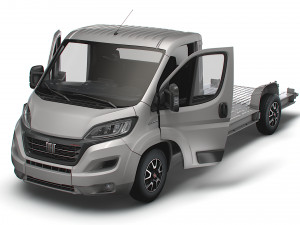Fiat Ducato 3540 L4 PlatformCab HQInterior 2023 3D Model