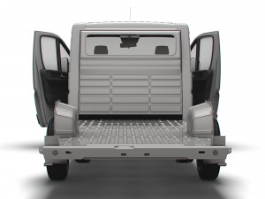 Fiat Ducato 3540 L4 PlatformCab HQInterior 2023 3D Model