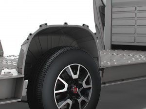 Fiat Ducato 3540 L4 PlatformCab HQInterior 2023 3D Model