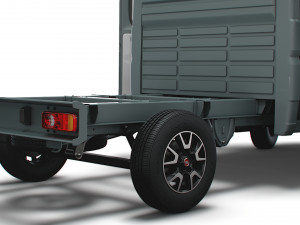 Fiat Ducato Chassis Truck CrCab 3450WB HQInterior 2023 Modello 3D