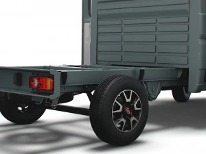 Fiat Ducato Chassis Truck CrCab 3450WB HQInterior 2023 3D Model
